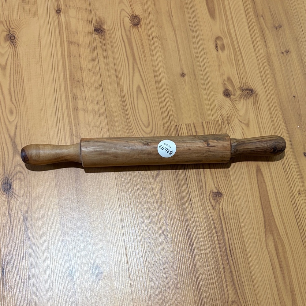 Handmade wooden rolling pin